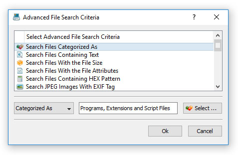 DiskPulse Disk Monitor Add File Matching Rule